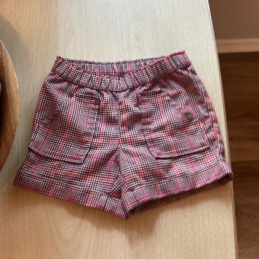 Kids shorts|Wonder Nation|S(6-6X)|Purple plaid,orange,magenta